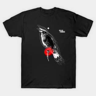 crow inside T-Shirt